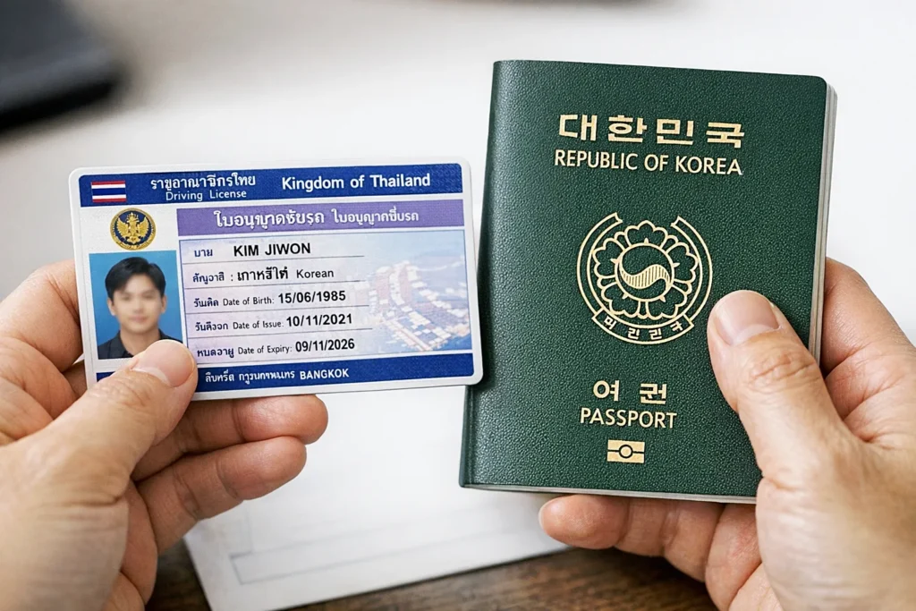 태국 운전면허증